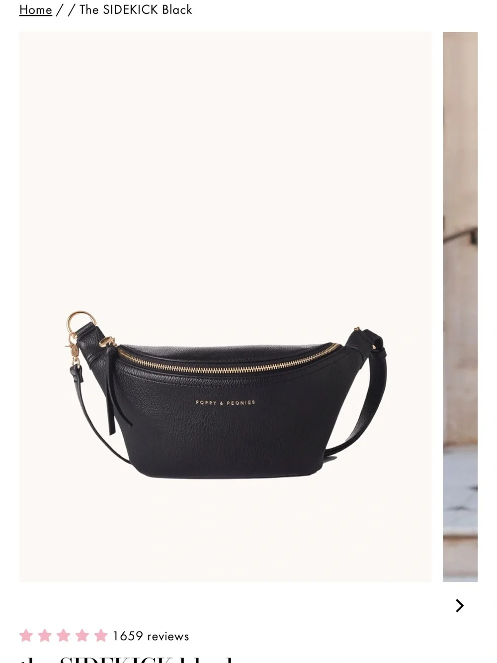 Poppy & Peonies Sidekick Bag